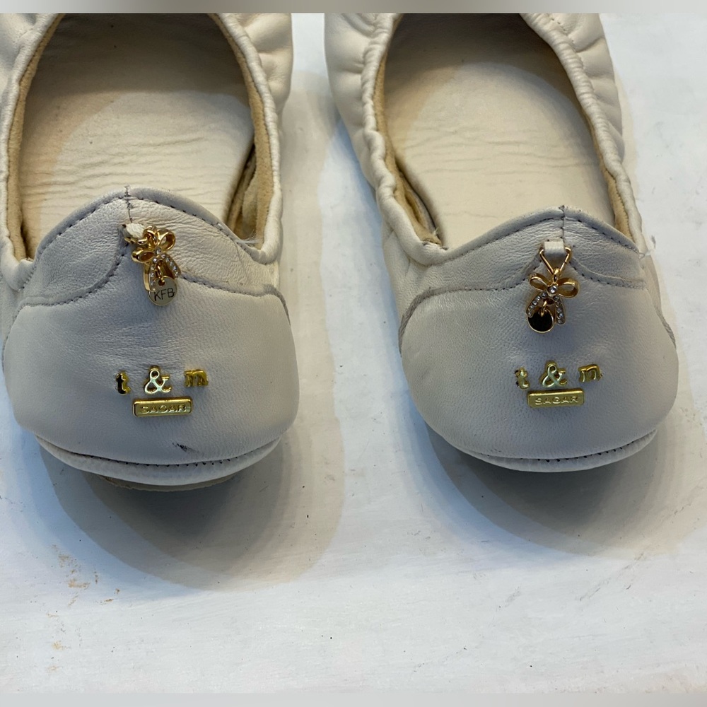 T&N by SAGAR Ballet flat travel loafers size 9 excellent condition clean - Picture 3 of 9